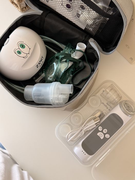 Set nebulizator ( Aerosoli ) + aspirator nazal copii