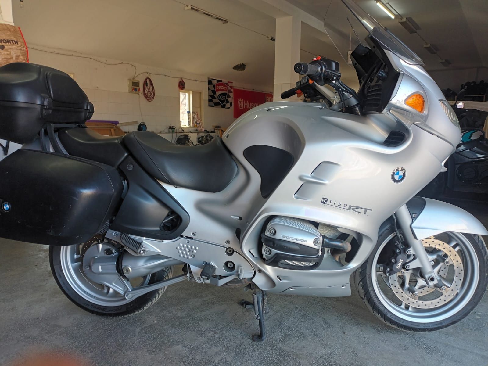 BMW R 1150 RT, ABS Radio,suport valize 65000Km din Germania