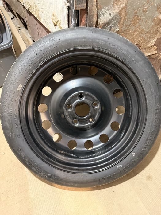 Roata rezerva slim 125/70 R16 5x112 central 57.1 VW Skoda Seat Audi