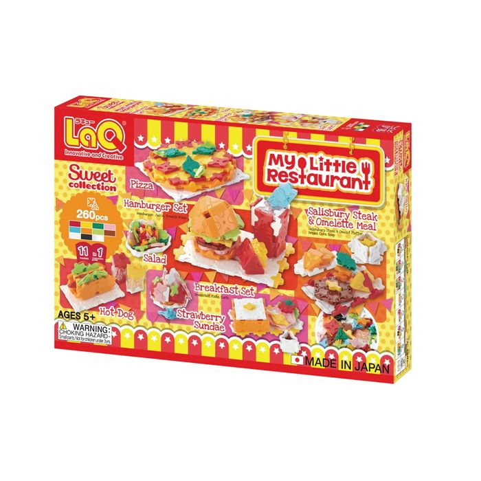 Японски Детски конструктор LaQ Sweet Collection MY LITTLE RESTAURANT