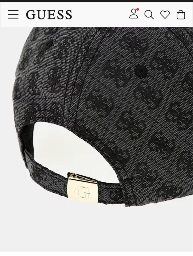 Сива шапка guess