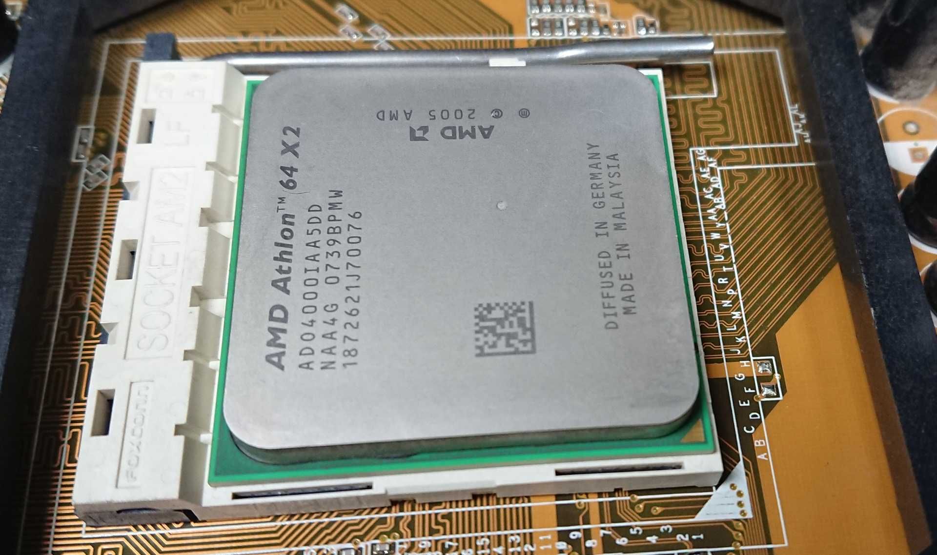 Дъно ASUS с видео NVIDIA + процесор AMD Athlon 64 X2 4000+, s.AM2