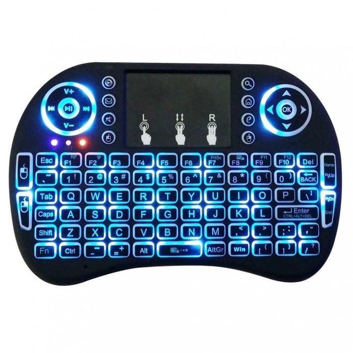 Въздушни мишки, Wireless Air Mouse за Smart TV и PC,Mini Keyboard,RGB