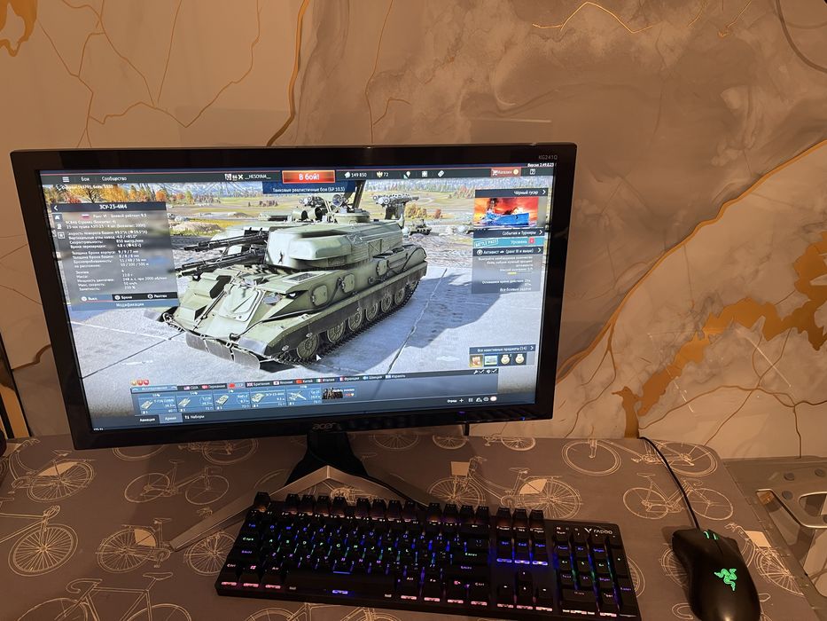 Компьютер 144 гц монитор