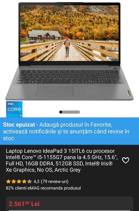 Laptop/ Notebook Lenovo IdeaPad 3