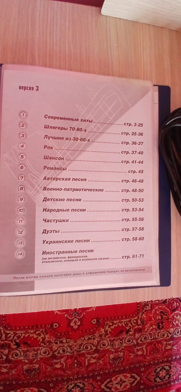 Микрафон и караоке диск с бек - вокалом