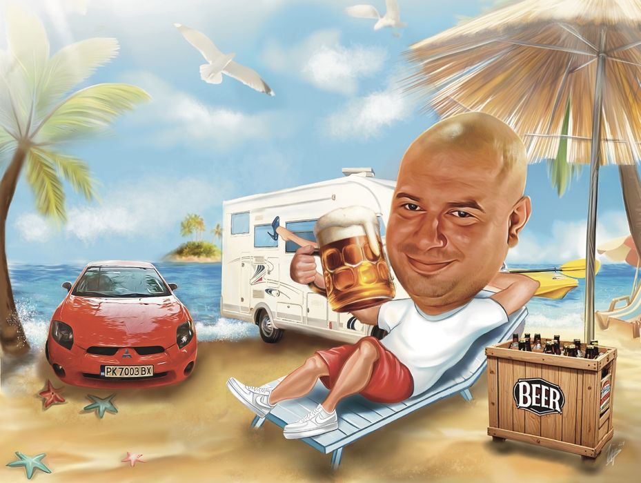 Дигитални  портрети и карикатури