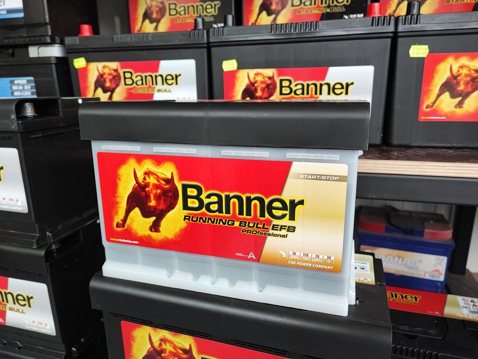 Acumulator baterie auto 75Ah Banner Start Stop NOU , cu montaj gratuit