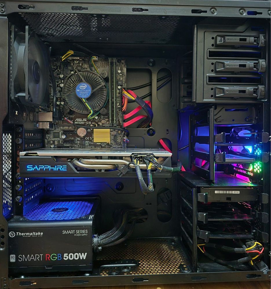 PC Gaming i5 16GB DDR4 RX 580 GTA V CS2 Fortnite