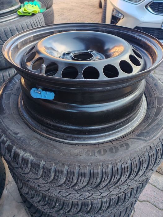 Jante tabla 15, originale Opel 4*100,cu senzori de presiune impecabile