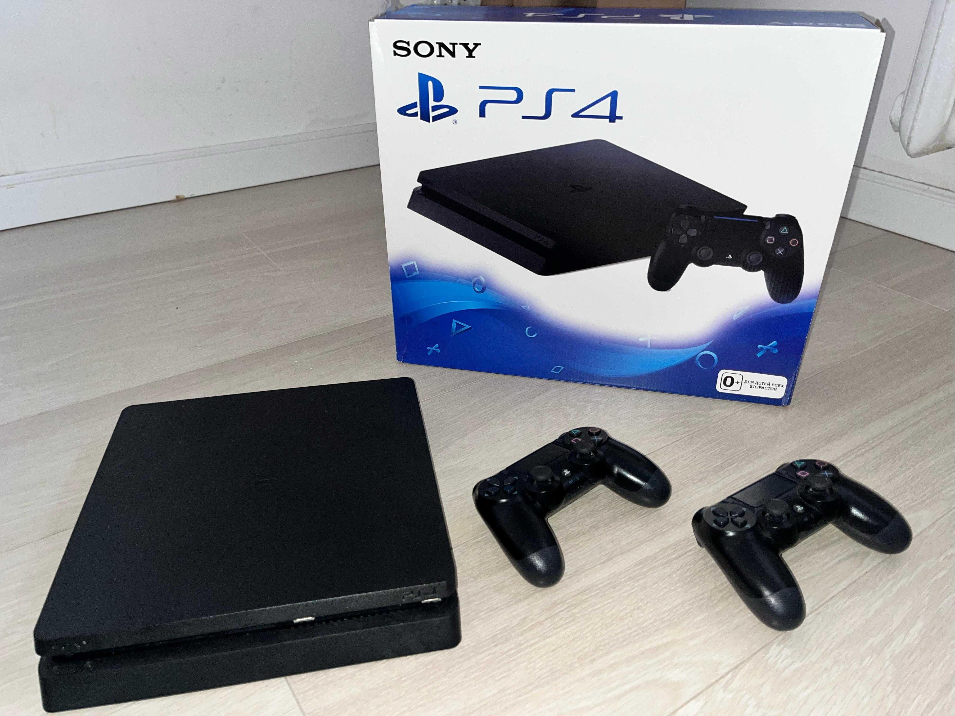 Продаются Ps 4 slim 1TB + с коробкой состояние почти новый срочно