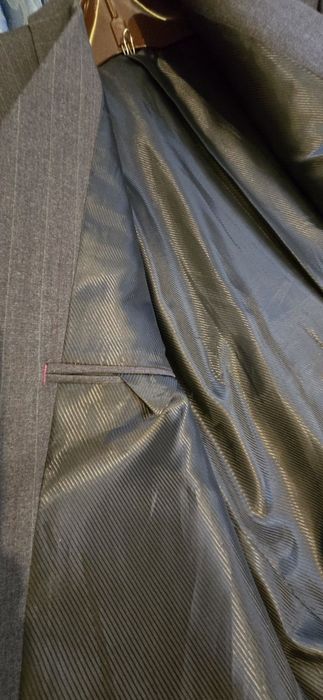 Мужской  пиджак, темносерый, р48