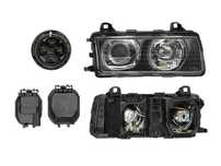 Far Bmw Seria 3 (E36), 1995-03.2000 (Fara Compact), fata, Dreapta, lense; H1+H1+W5W; manual/electric; fara motoras, Depo