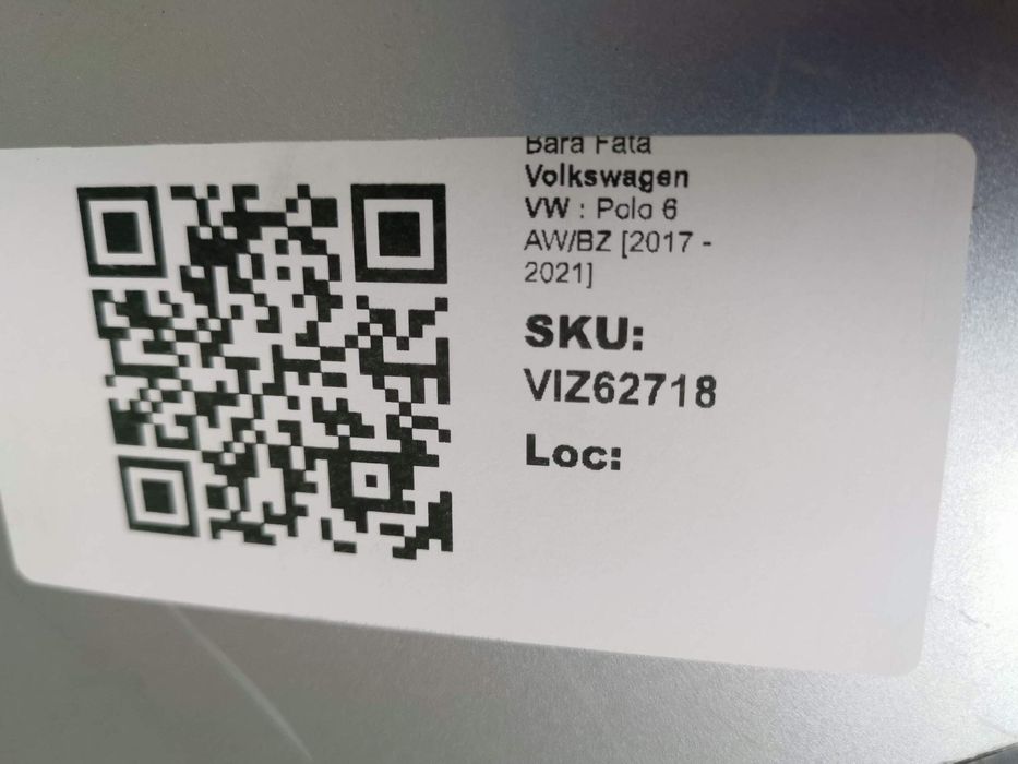 Предна броня Фолксваген / Volkswagen VW Polo 6 AW/BZ [ - ] Оригинална,