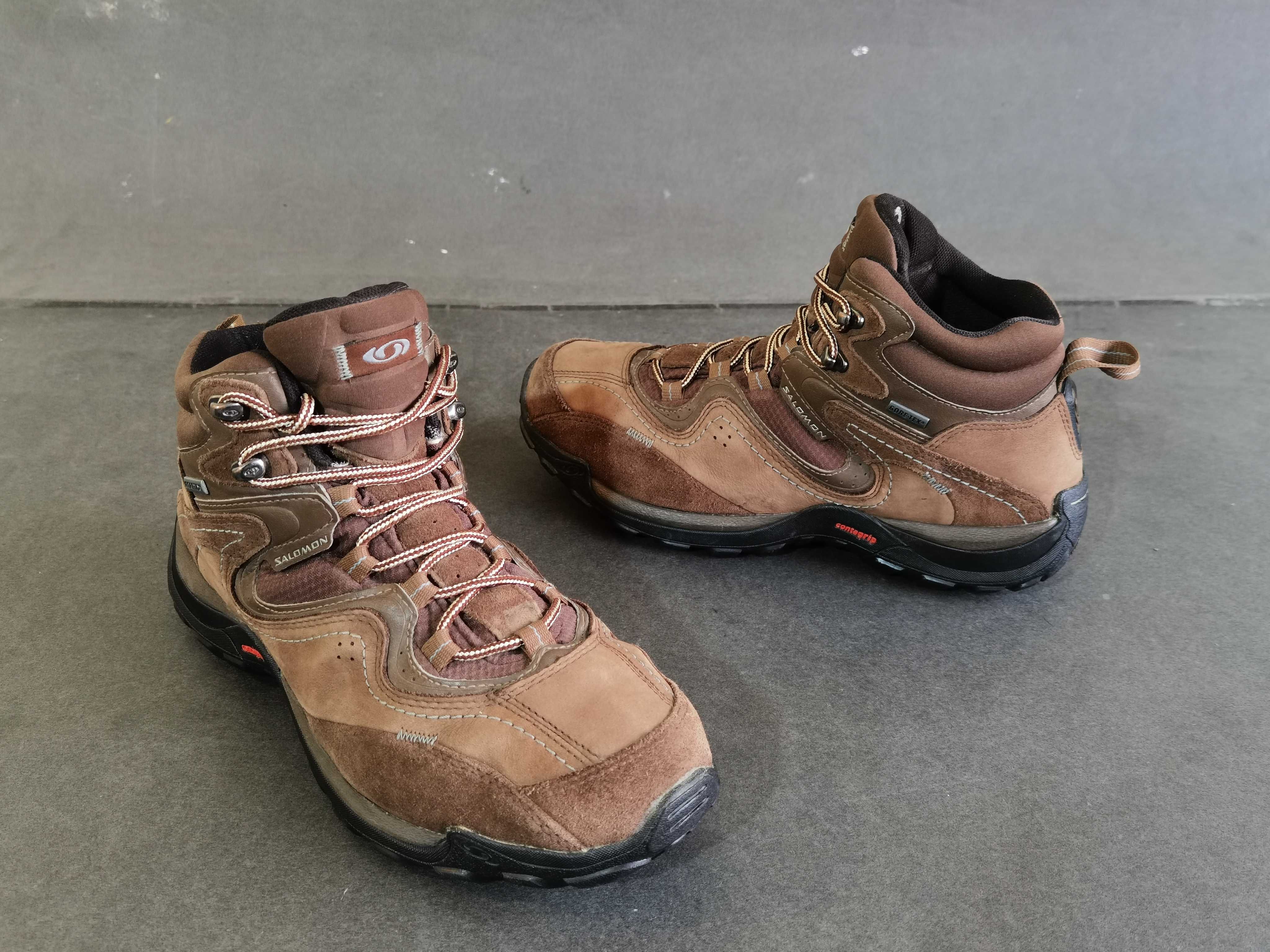 Bocanci PIELE  39 40 Ghete munte dama copii SALOMON GORETEX Ca NOI