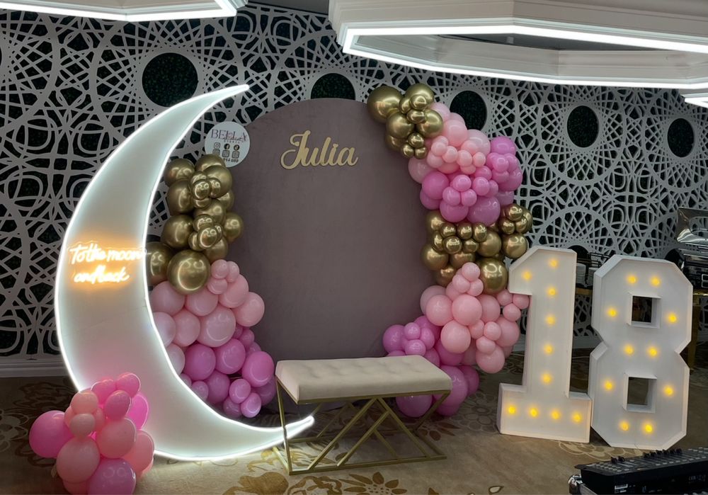 Arcada/photocorner baloane majorat/botez/nunta