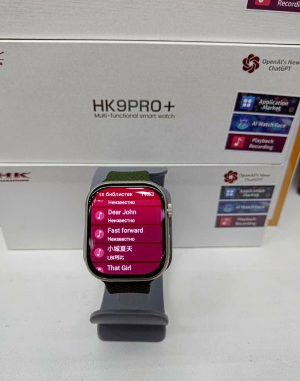 HK 9pro+ Smart watch Aqilli soat