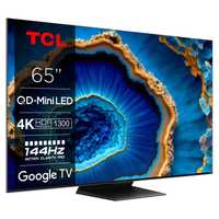 TV TCL MiniLed 65C805, 164 cm, Smart Google TV, 4K Ultra HD, 144hz