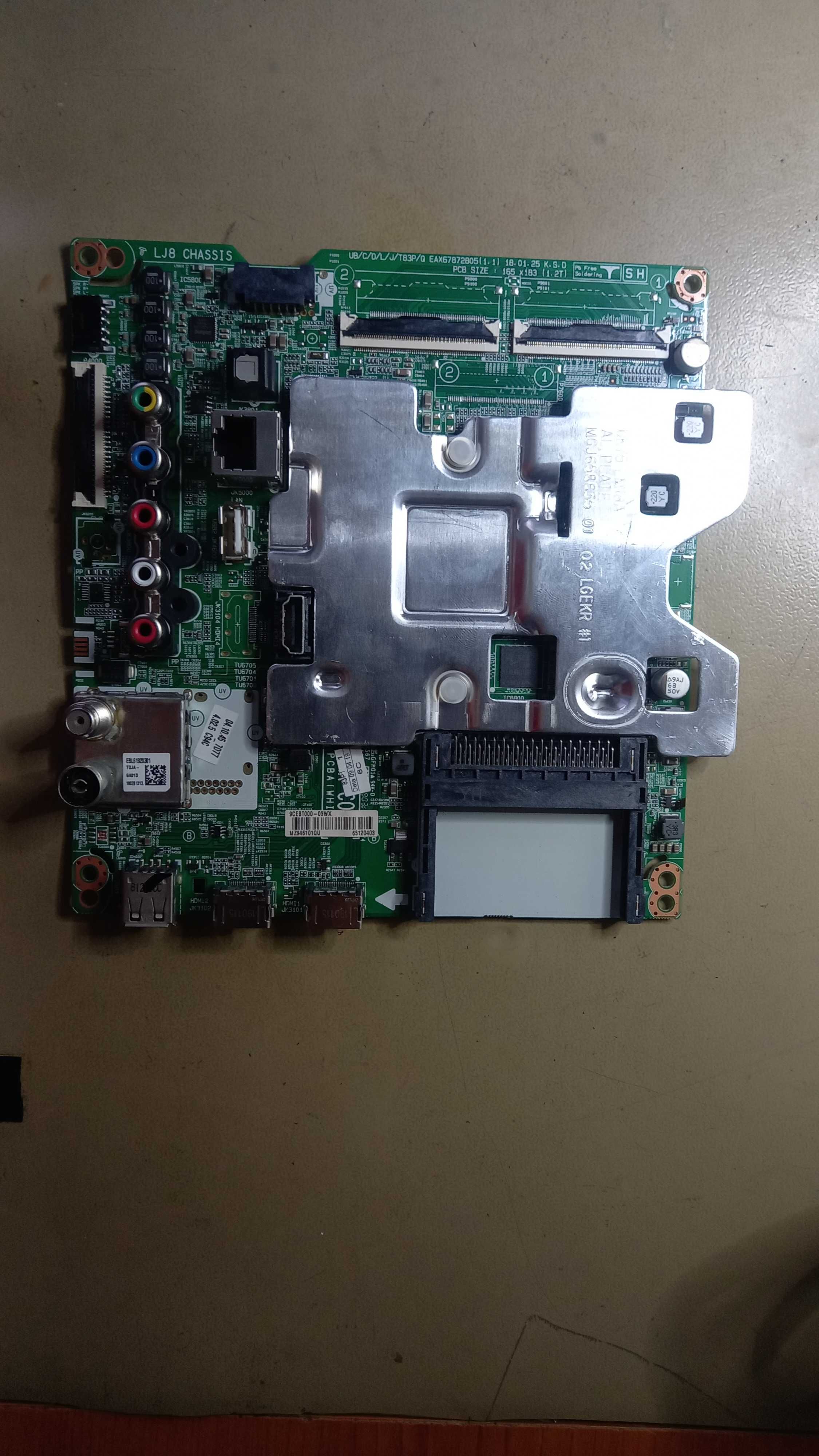 Placa de baza Tv LG43UK6300MLB  / Model : EAX6787205