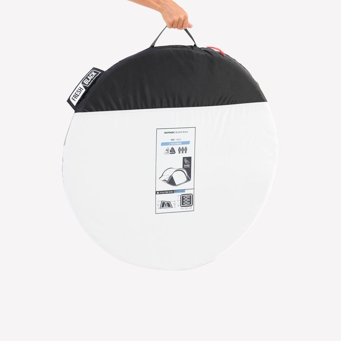 Cort 2 Seconds Fresh&black 3 persoane - produs resigilat Decathlon