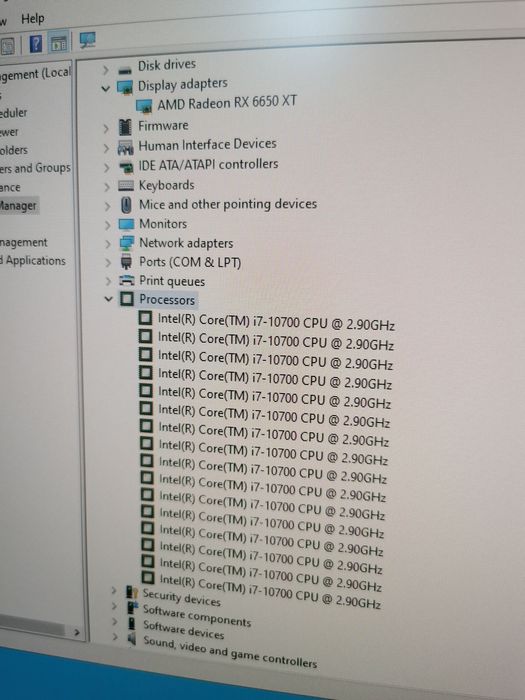 Unitate PC Gaming | i7-10700 | RX 6650 XT 8 GB | 16 GB RAM