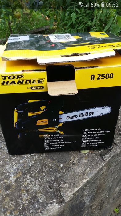 Drujbă pt curățat pomi si lucrat la înălțime