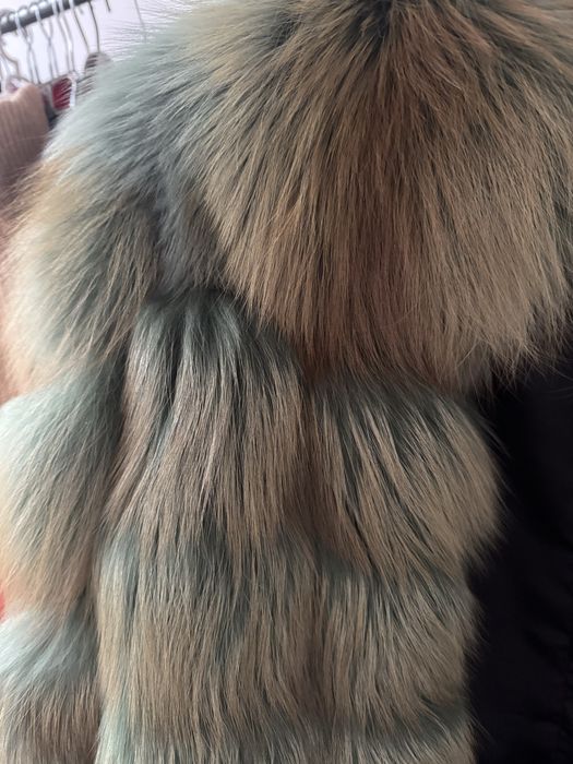 Geaca blana naturala vulpe Marime M