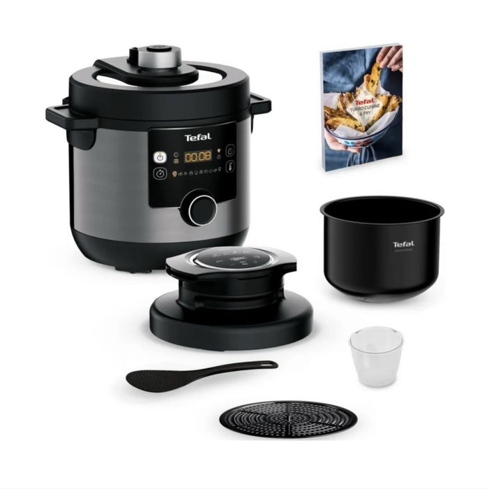 Мултикукър  Tefal - Turbo Cuisine & Fry, 1200W, 10+5 програми