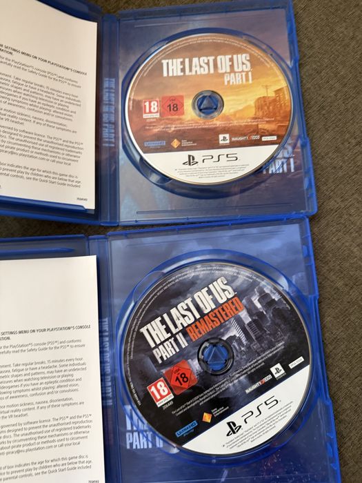 The last of us Part I и II PS5