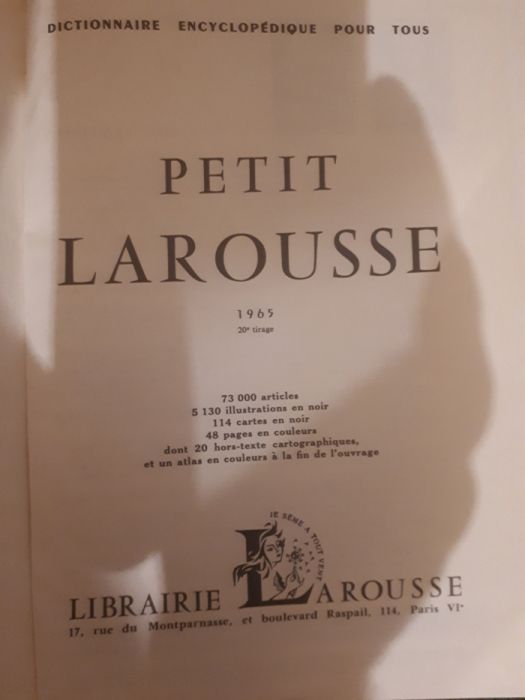 Petit Larouusse-1965-stare foarte buna