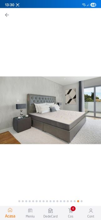 Saltea pat Bedora Fitt Musetel Memory Cocos, ortopedica, 160 x 200 cm