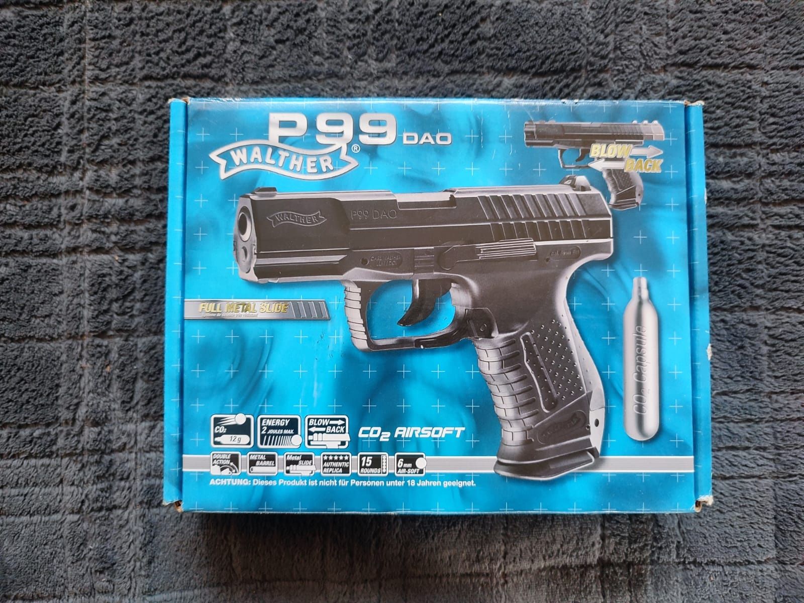 Pistol airsoft Walter P99