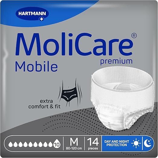 Немски Памперс Гащи за възрастни MoliCare Premium Mobile М – 10 капки