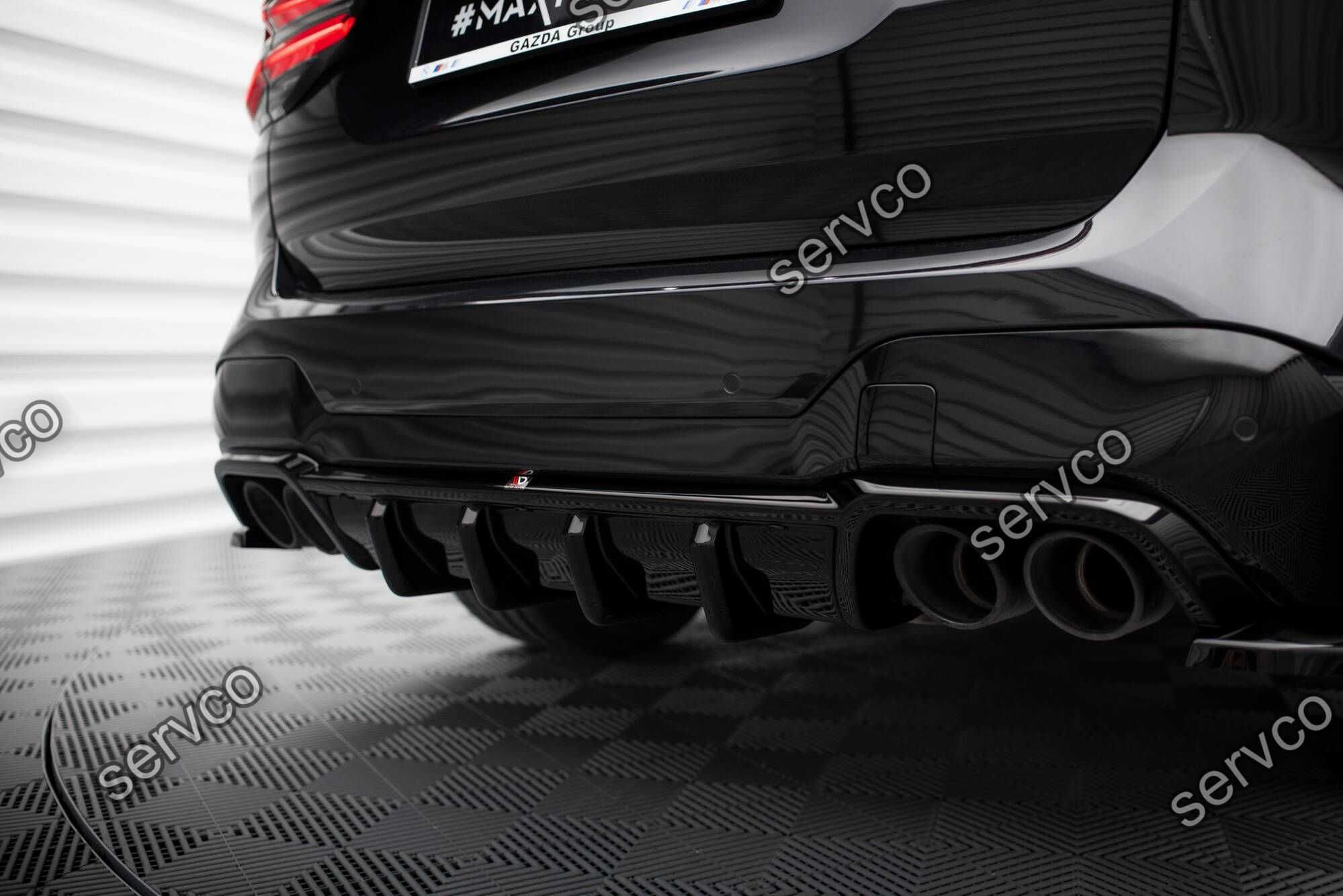 Prelungire difuzor bara spate Bmw X3 M F97 2017- v2 - Maxton Design