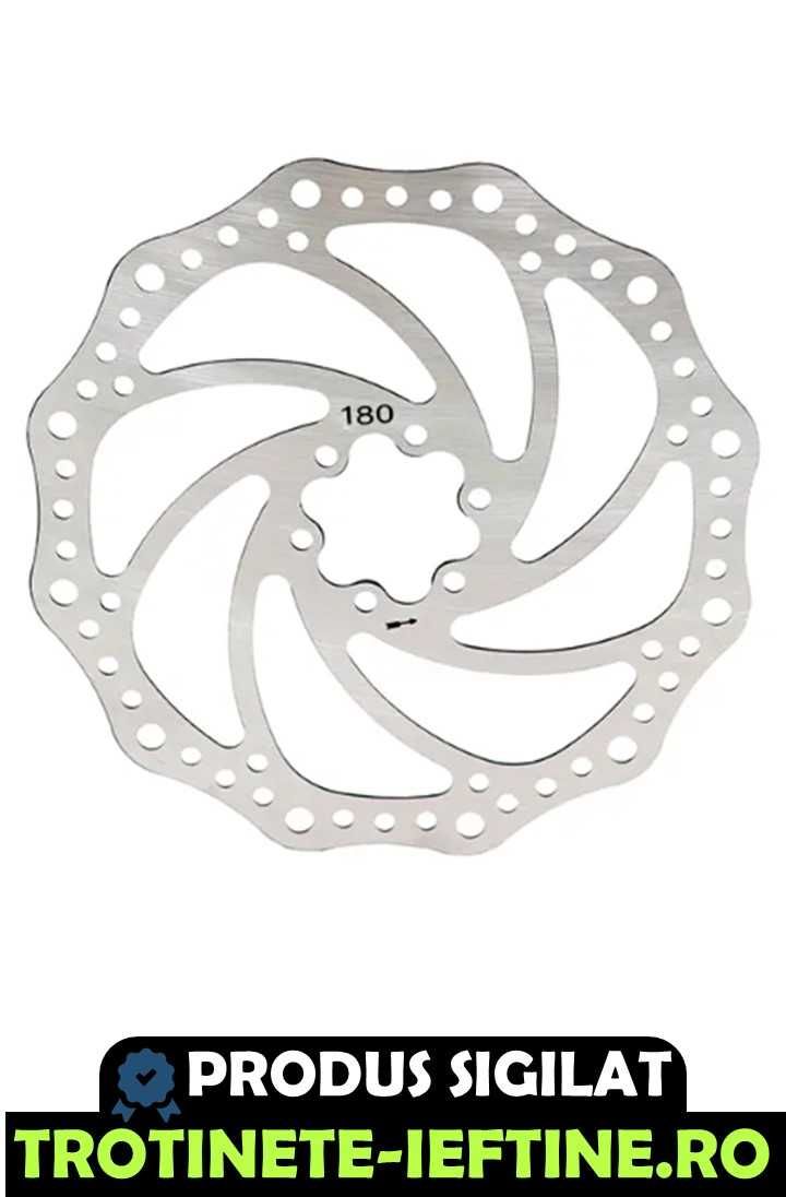 Disc frână 180 mm cu 6 găuri pentru scuter Dualtron, Xiaomi, Kukirin