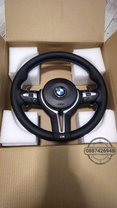 Нов Bmw M sport волан + подарък/ Е90 Е91 Е92  Е83 Е84 Х5 Е70 Е71 Е89