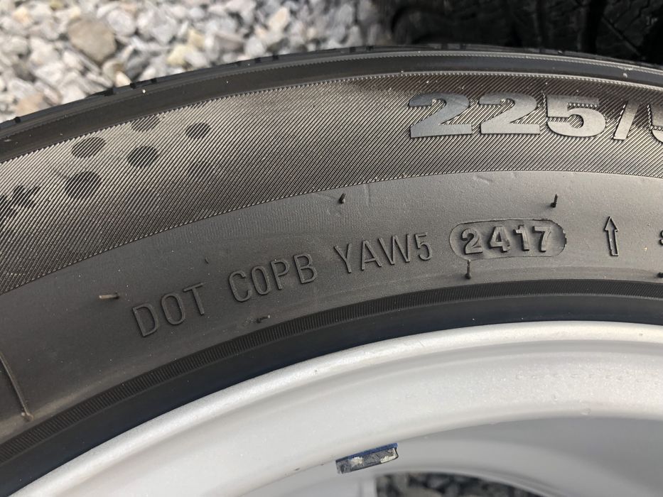 Jante BMW Style 327 pe 17 anvelope Kumho si Michelin 225 55 R17 6-8 mm
