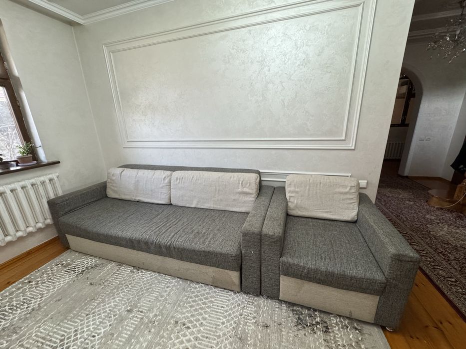 Продается диван с креслом!