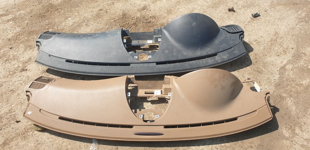 Plansa bord airbag pasager Mercedes E class W211 S211, negru si crem