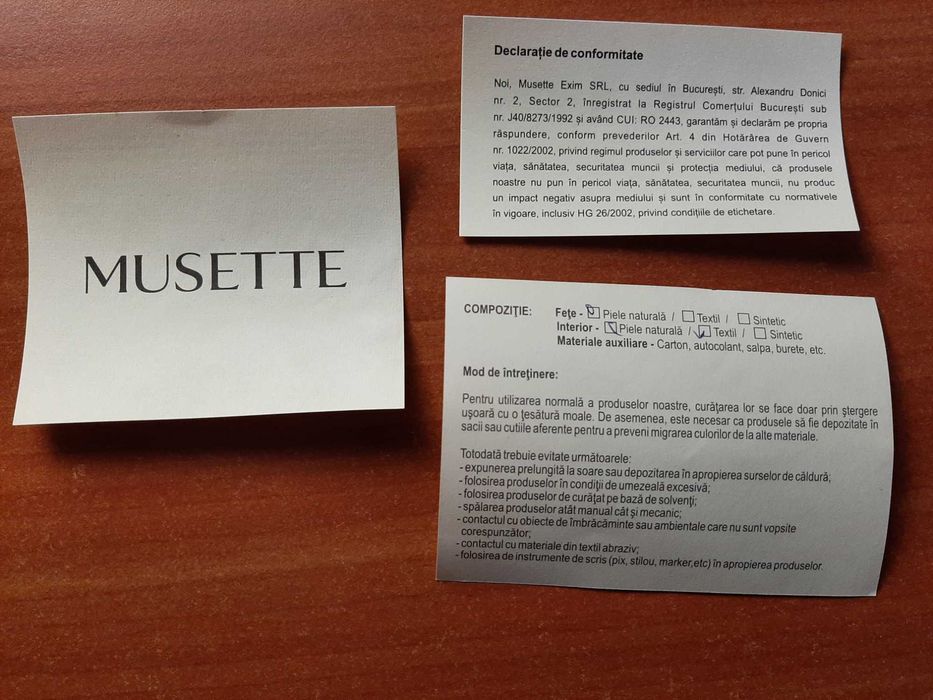 Geanta neagra de umar din piele MUSETTE