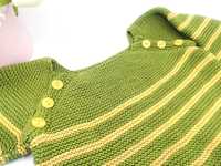 Pulover tricotat pentru fetite