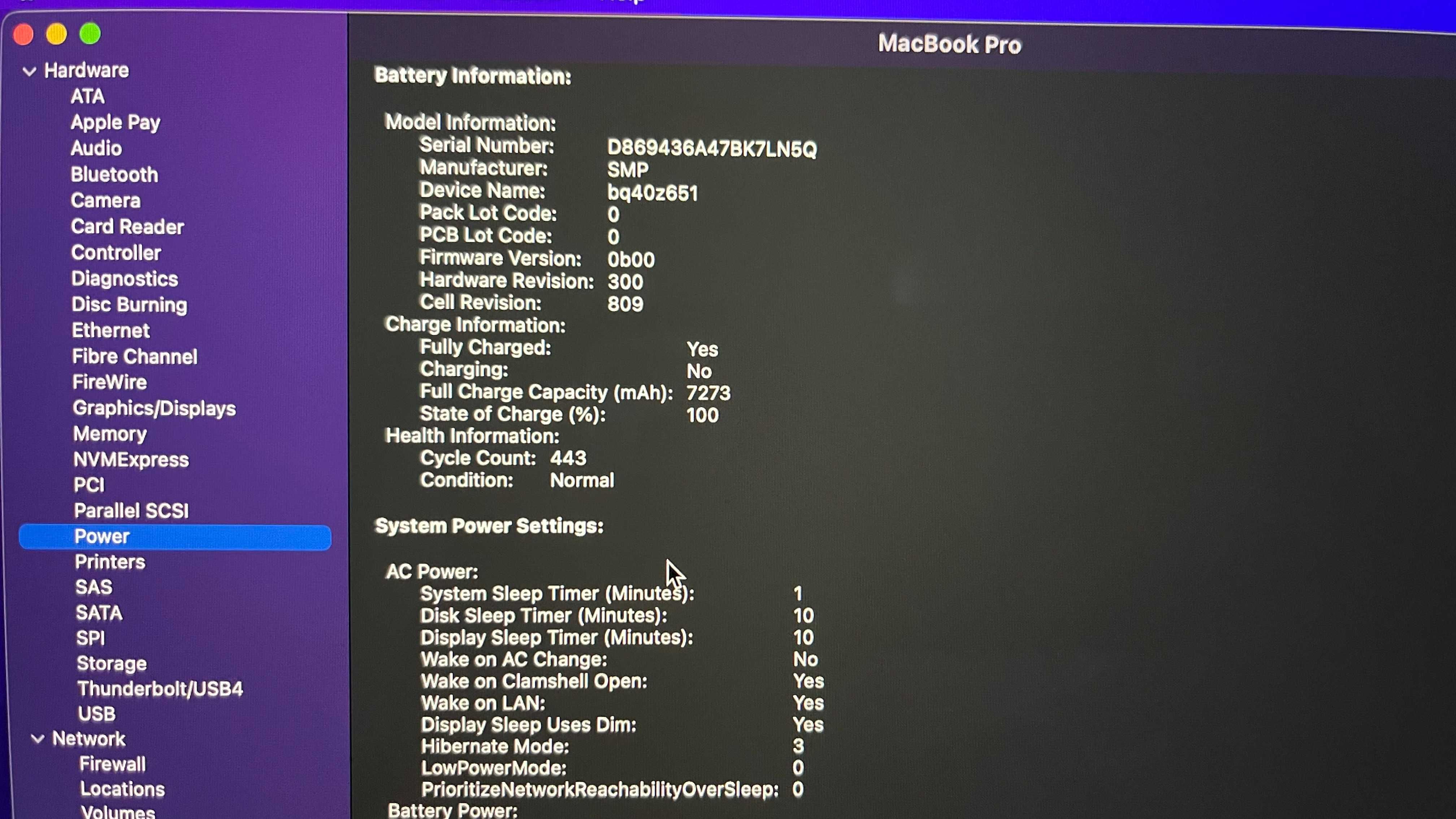 Macbook Pro 16' TouchBar /2019 /i7 2.6GHz /512gb SSD/ Radeon Pro 5300M