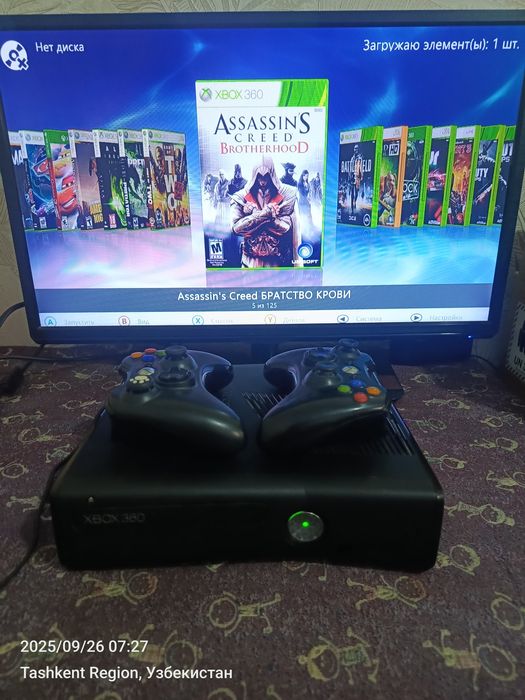 Xbox 360 S 500gb прошитый+120 игры+3 месяц гарантии
