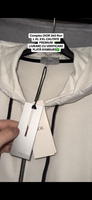 Compleu Christian Dior Bumbac 100% Calitate Premium