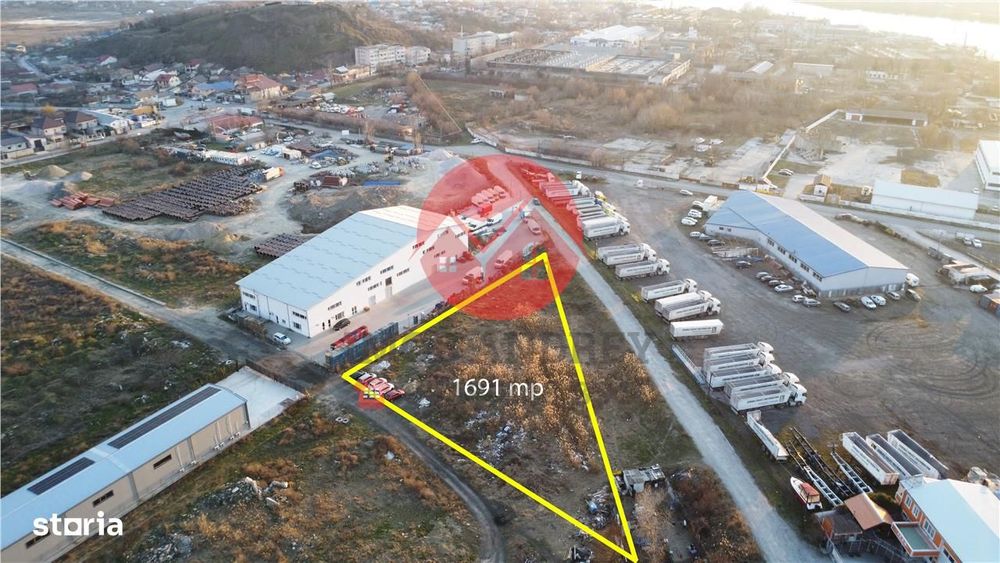 Teren intravilan de vânzare – 1691 mp, zona Gelco, Tulcea