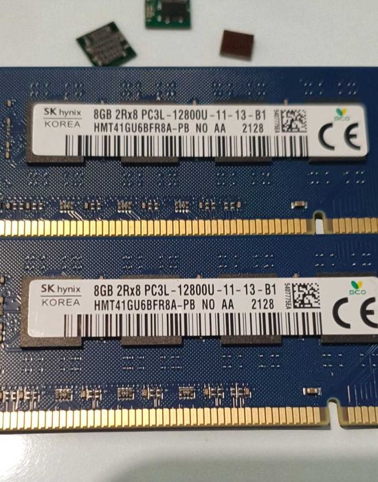 Memorie PC 16GB DDR3 1600, Kit 2 x 8GB DDR3L 1600 Hynix, Garantie