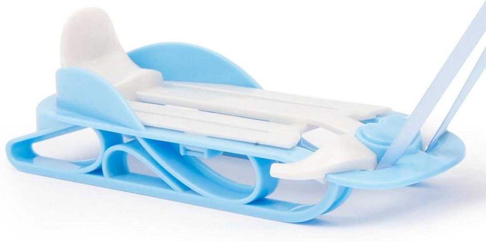 UNIQUE EYES Кукла с реалистични кристални очи зимни дрехи и шейна