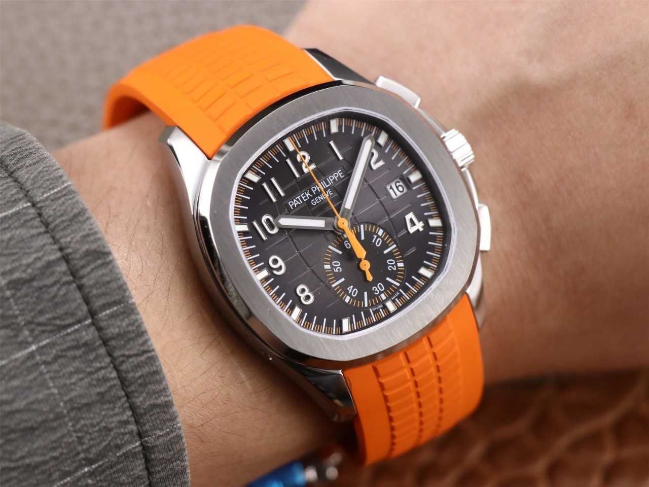Patek Philippe Aquanaut Chrono оранжево/ 2