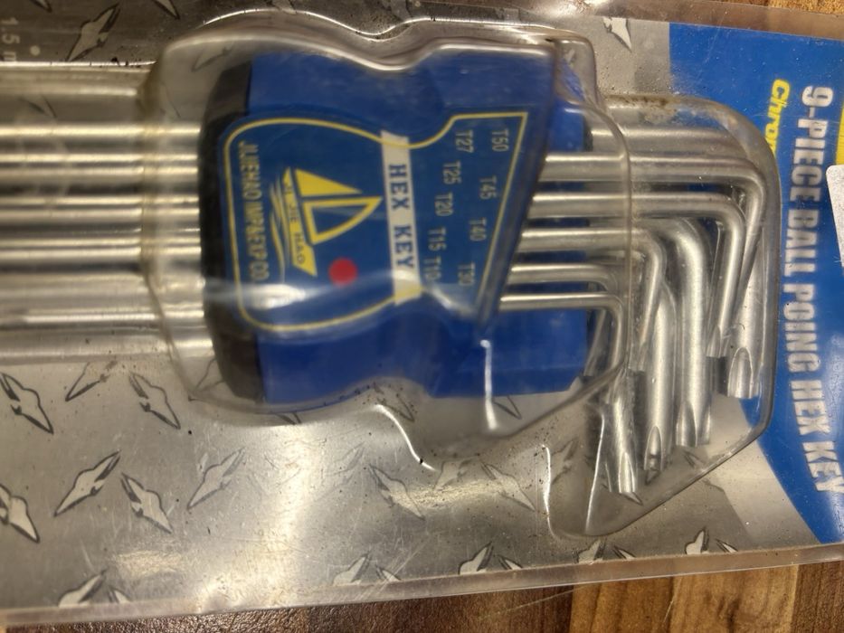 9 ключа торкс Г образни