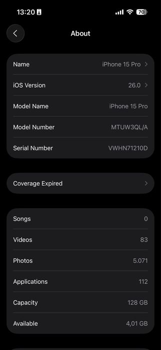 iPhone 15 Pro 128GB